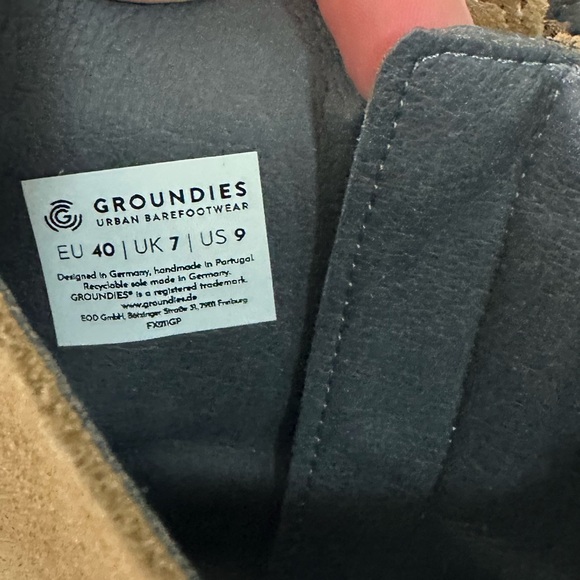 GROUNDIES Odessa GS1 Women Barefoot Boot in Light Brown Size 40 (US 9)with flaw - Picture 10 of 11
